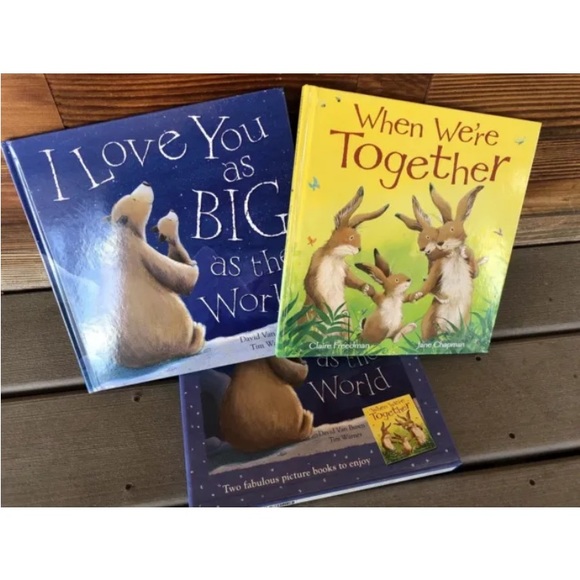 ⭐️Little Tiger Press⭐️ I Love You As Big As THE World & When We're Together - Picture 2 of 11